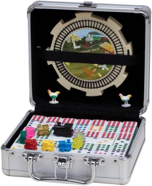 Mexican Train & Chicken Domino Set, Professional Set of 91, Double of 12
