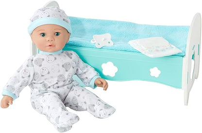 Madame Alexander 14" Adoption Day Baby Boy Doll, Light Skin, Blue Eyes,20455
