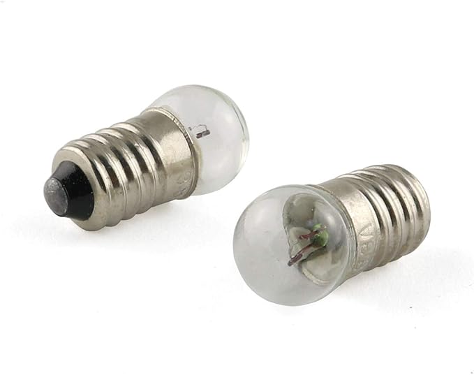 E-outstanding Electrical Circuit Experiment Tools Physics Science Lab Basic Circuit Learning Starter Kit Electricity Experiment Set 10 3.8V Bulb, 1 Battery Box, 1 Switch Button, 2 Wires, 2 Lamps