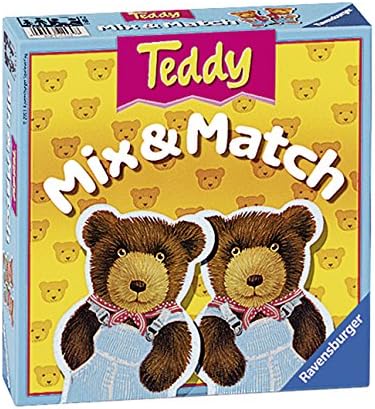 Ravensburger Teddy Mix & Match - Interactive Children's Game | Quick Play | Ideal for Age 2 and Up | Classic Family Fun | Quality Craftsmanship
