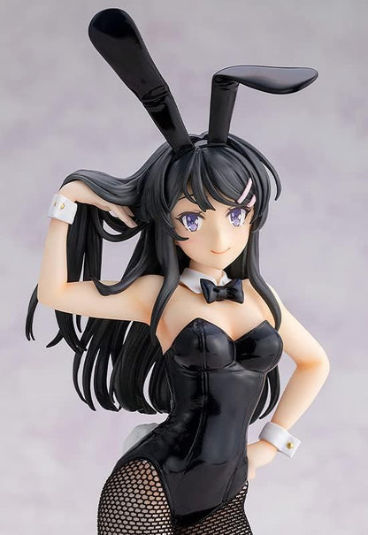 GOOD SMILE COMPANY Rascal Does Not Dream of Bunny Girl Senpai: Mai Sakurajima (Bunny Ver.) Light! PVC Figure