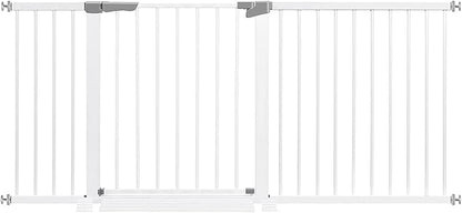 Baby Gate for Stairs, Auto Close Safety Baby Gates, Extra Tall and Wide Child Gate, Durability Dog Gates for The House, Doorways. Pressure Baby Gate for Dogs Indoor.