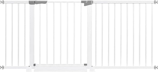 Baby Gate for Stairs, Auto Close Safety Baby Gates, Extra Tall and Wide Child Gate, Durability Dog Gates for The House, Doorways. Pressure Baby Gate for Dogs Indoor.