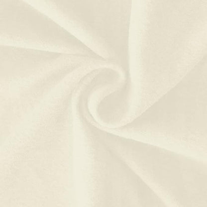 Easy-Going 6 Pieces Microfiber Stretch Sectional Recliner Sofa Slipcover Soft Fitted Fleece 2 Seats Couch Cover Washable Furniture Protector with Elasticity for Kids (Recliner Loveseat, Ivory)