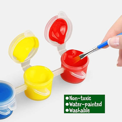 ARTLYMERS Kids Crafts, DIY 3D Dragon Painting Toys with 13 Color Educational Toy Painting Set Paint Your Own Gift Art and Craft Kit for Kids Boys Girls 3 4 5 6 7 8 9 Year Old