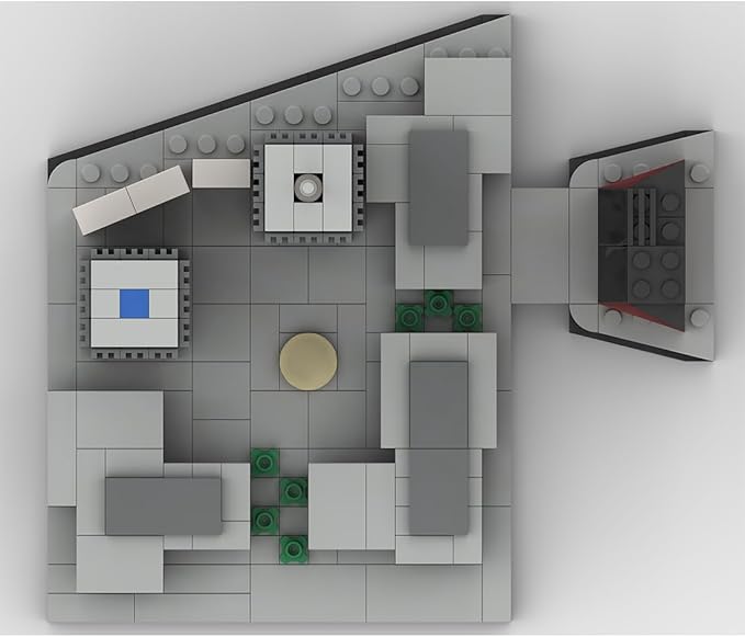 NY World Trade Center Modular Building Blocks Set, 1/2000 World Famous Architecture Landmark New York City Skyline Collection Model for Adult, Designed by bru_bri_mocs, 982 PCS