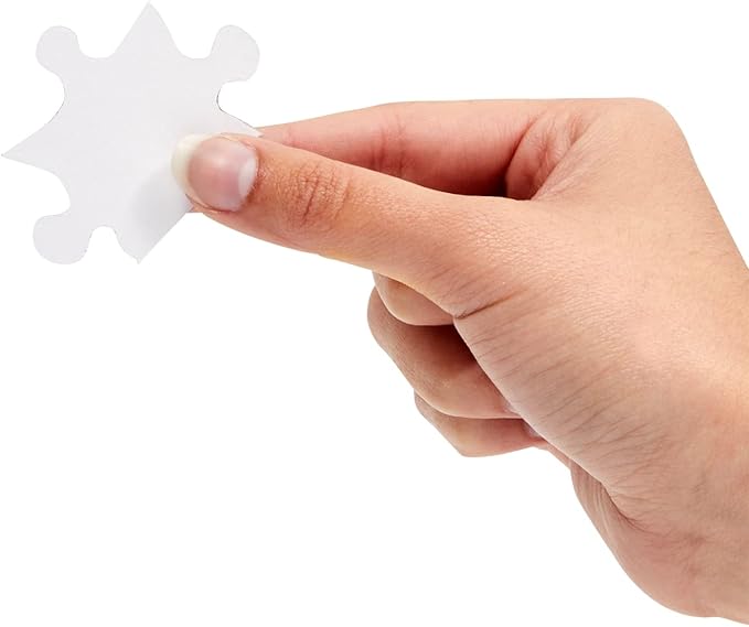 Juvale 36 Pack Blank Puzzles to Draw On, 8.5x11 Make Your Own Jigsaw Puzzle for Kids DIY, Arts and Crafts Projects (48 Pieces Each)