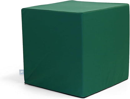 foamnasium Large Block, Indoor Foam Playset, Soft Toddler and Active Kids Play Foam Block for Crawling, Climbing, and Jumping, Made in The US, Enhanced Emerald
