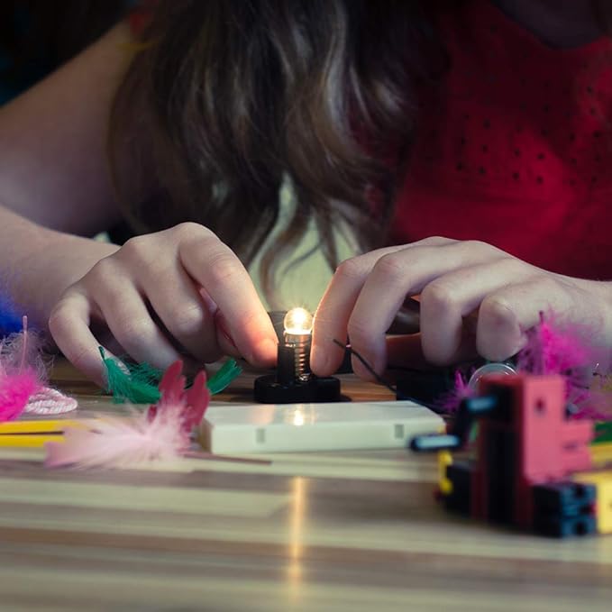 Sntieecr Electric Circuit Motor Kit, Educational Montessori Learning Kits for Kids DIY STEM Science Project