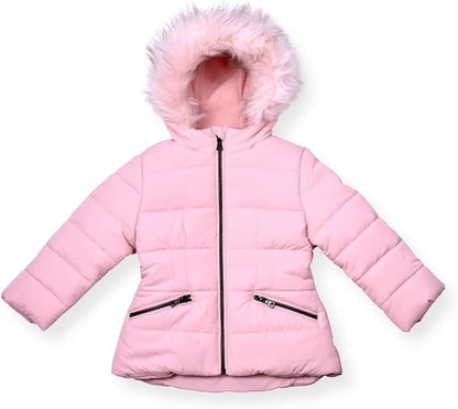 Arctic Quest Little Girls Bib Snow Pants and Ski Jacket Water-Resistant Snowsuit For Kids Winter Jacket For Girls