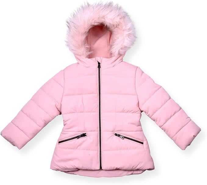 Arctic Quest Little Girls Bib Snow Pants and Ski Jacket Water-Resistant Snowsuit For Kids Winter Jacket For Girls