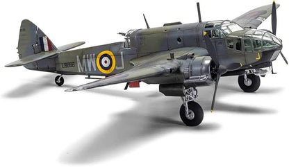 Airfix Model Airplane Kit Gift Set - A04021 Bristol Beaufort Mk.I, Plastic Plane Model Kits for Adults & Kids 14+, Skill Level 2, 1:72 Scale WW2 Military Aircraft - Real Aeroplane Model Gifts