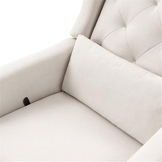 DaVinci Everly Recliner and Swivel Glider in Performance Cream Eco-Weave, GREENGUARD Gold Certified