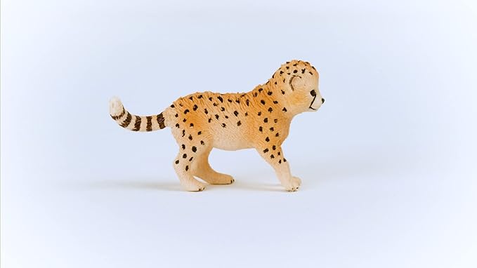 Schleich Wild Life New 2023, Wild Animal Safari Toys for Boys and Girls, Cheetah Cub Toy Figurine, Ages 3+