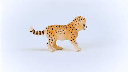 Schleich Wild Life New 2023, Wild Animal Safari Toys for Boys and Girls, Cheetah Cub Toy Figurine, Ages 3+