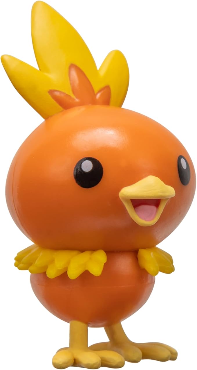 Pokémon Battle Figure 2 Pack - Features 4.5-Inch Greninja and 2-Inch Torchic Battle Figures with Accessory - Amazon Exclusive