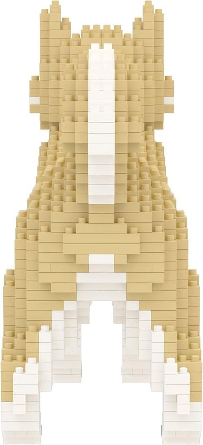 Larcele Micro Dog Building Blocks Mini Pet Building Toy Bricks, 814 Pieces KLJM-02(Female Shiba Inu)