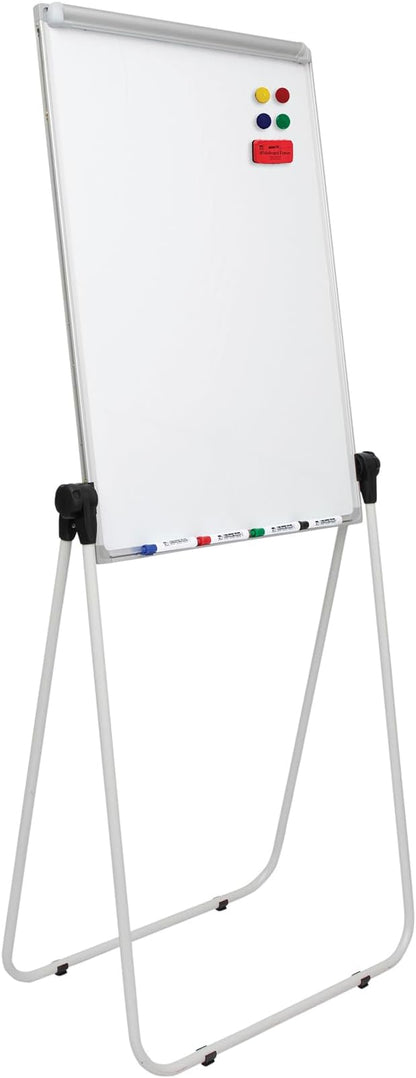 Charles Leonard Double Sided Magnetic Whiteboard Easel