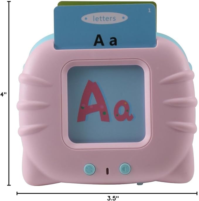 FREE TO FLY Learning Toys Flash Cards for Toddlers 2-4: 384 Sight Words Kindergarten Alphabet ABC Learning Card Machine Tater Tots Pocket Vocab Learning Gift for 2 3 4 5 6 Year Old Girls Boys