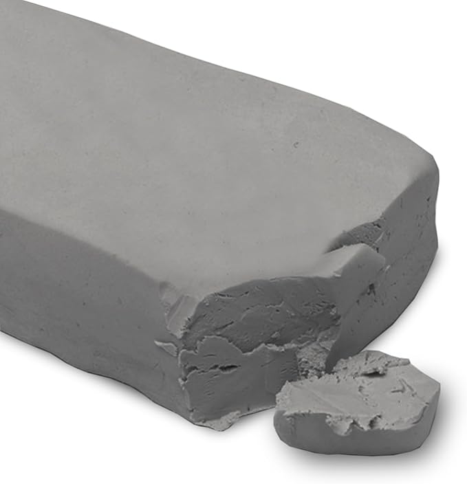 ReArt Stone Air-Dry Clay Modelling, 2.2 pounds Ideal for Beginners and Advanced Sculptors All-Purpose Modeling Clay (Gray)