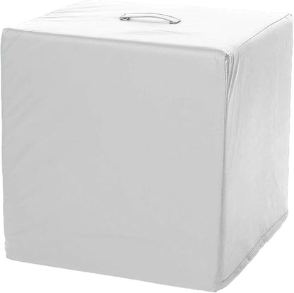 Foamnasium Large Block, Indoor Foam Playset, Soft Toddler and Active Kids Play Foam Block for Crawling, Climbing, and Jumping, Made in The US, Gull Gray