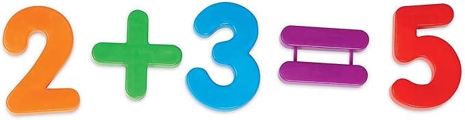 Learning Resources Jumbo Magnetic Numbers, Whiteboard Classroom Accessories, Number Recognition, Counting Skills, Set 36, Ages 3+