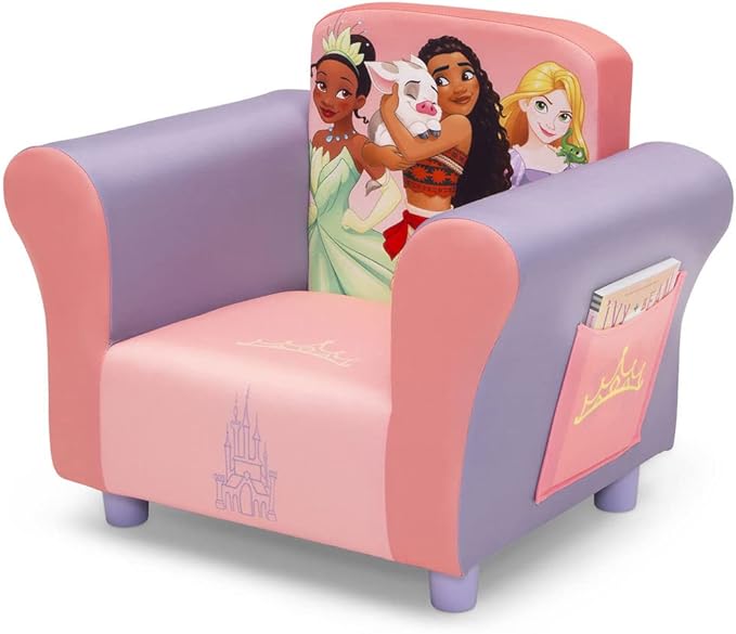 Delta Children Upholstered Chair, Disney Princess