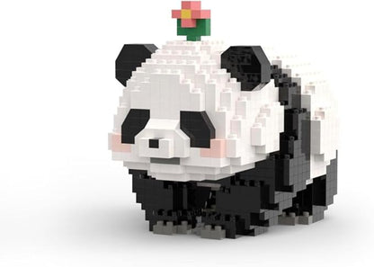 Flower Panda Mini Building Blocks, 983 PCS Micro Animal Building Toy Bricks for Girls Boys and Adults