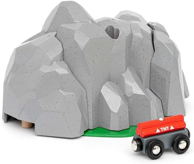 BRIO World – 36044 Exploding Tunnel | Toy Train Set for Kids Ages 3 Years and Up