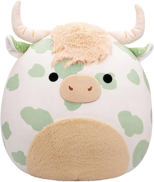 Squishmallows 8" Officially Licensed Kellytoy Fall Squad Plush - Collectible Soft & Squishy Stuffed Animal Toy - Add to Your Squad - Gift for Kids, Girls & Boys - 8 Inch (Celestino Cow)