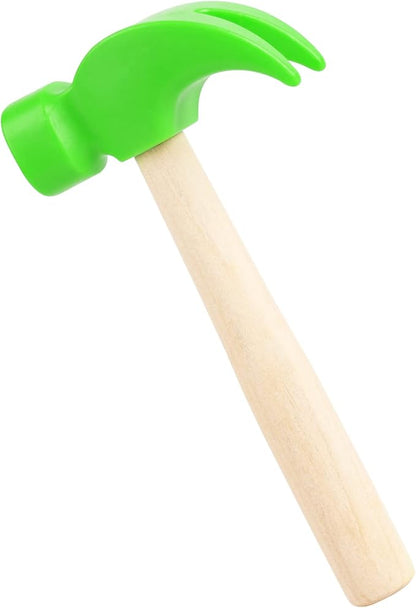 Fowecelt Wooden Hammer Toys Simulation Hammers Maintenance Tools Educational Toys for Kids Birthday Party Games Supplies