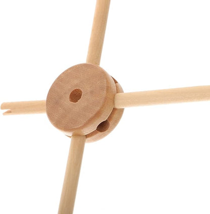 Gadpiparty 60pcs DIY Wooden Building Blocks Toy Different Sized DIY Craft Wooden Splicing Blocks Playthings Stacking Blocks Toys