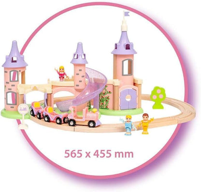 Brio Disney Princess Castle Set - Enchanting Wooden Train Adventure | Includes Classic Disney Princesses | Compatible with All BRIO Railway Toys | FSC-Certified Materials | Ideal for Children Aged 3+