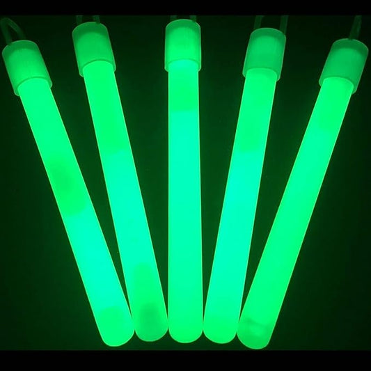 Glow Sticks Bulk Wholesale, 50 4” Green Glow Stick Light Sticks. Bright Color, Kids Love Them! Glow 8-12 Hrs, 2-Year Shelf Life, Sturdy Packaging, GlowWithUs Brand