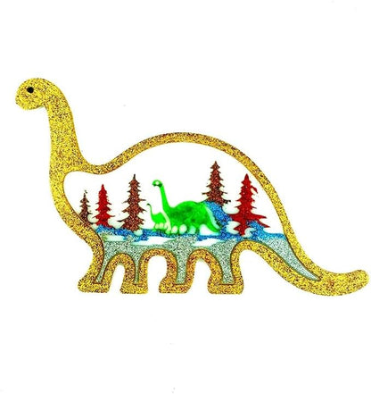 DIY Dinosaur Wind Chime Resin Mold Set, 33-Piece Kit with T-Rex and Triceratops Designs, Dinosaur Wind Chime Making Tools, Bedroom and Living Room Decorations, epoxy Resin Silicone molds