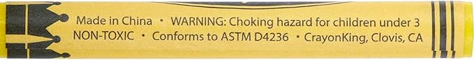 CrayonKing 50 Sets of 4-Packs in Cello (200 total bulk Crayons) Restaurants, Party Favors, Birthdays, School Teachers & Kids Coloring Non-Toxic Crayons