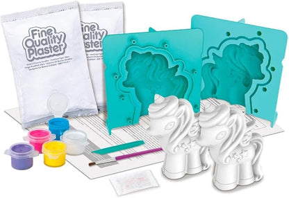 4M | Mould and Paint | 3D Unicorns | Mould, Paint and Design 3D Magical Unicorns | Kids Age 3+,Pink