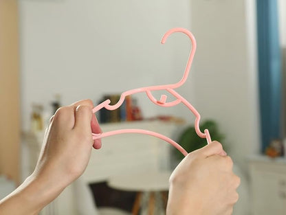 40pcs Grey Baby Nursery Closet Hangers,Non-Slip Laundry Infant Pant Hanger for Newborn Clothes Gift,Stackable Hangers,Save Space Ultra-Thin Child Coat Hanger for Girl Boy Toddler Kid.