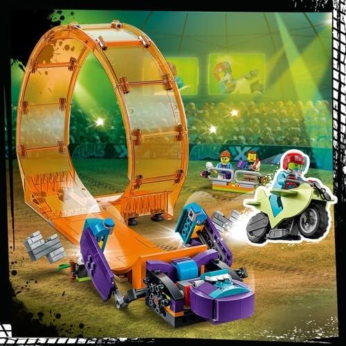 Lego City Stuntz Smashing Chimpanzee Stunt Loop 60338 Building Toy Set for Boys, Girls, and Kids Ages 7+ (226 Pieces)