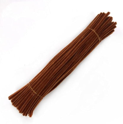 300 Pcs Thick Pipe Cleaners Craft Supplies 3 Assortment Vintage Brown Khaki Beige Color Chenille Stems for Art and Craft Projects Creative DIY Decorations (Retro color-300pcs)