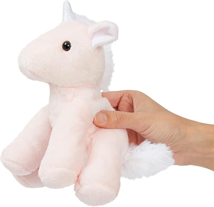 BLUE PANDA Small Unicorn Plush for Girls - 7 Inch Small Stuffed Unicorn Plush for Kids - Small Unicorn Stuffed Animal Toy - Pack of 4 Unicorn Plush Toys - Mini Unicorn Plush Toy