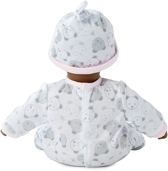 Madame Alexander 14" Adoption Day Baby Girl Doll, Dark Skin Tone, Brown Eyes (20454)