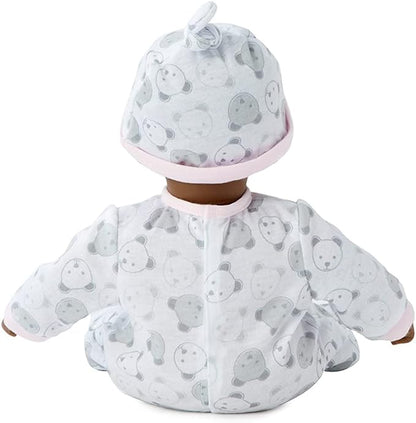 Madame Alexander 14" Adoption Day Baby Girl Doll, Dark Skin Tone, Brown Eyes (20454)