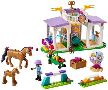 LEGO Friends Horse Training 41746 Toddler Building Toy, Great Birthday Gift for Ages 4+ with 2 Mini-Dolls, Stable, 2 Horse Characters and Animal Care Accessories