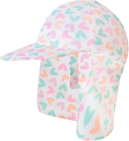 Gifts Treat Kids Legionnaires Hat, UPF 50+ Sun Protection Swim Cap Flap Hat for Kids, Quick Drying Sun Hat for Beach Seaside