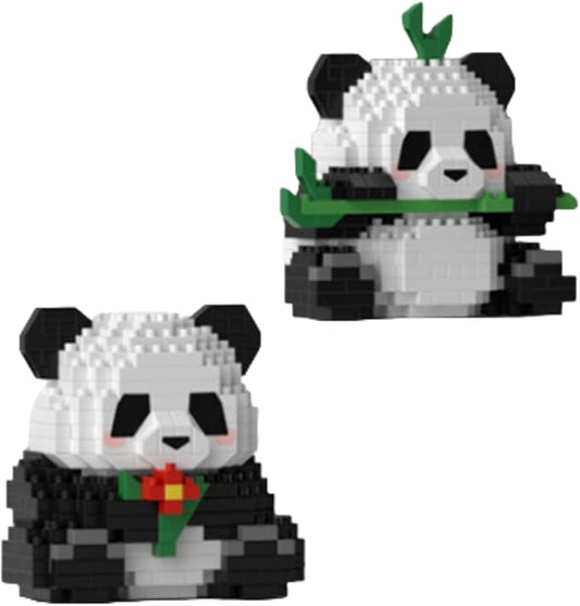 QMEAKMONY Mini Building Blocks Panda Sets Cute Micro Mini Panda Building Bricks for Adults Micro Nano Bricks Perfect Party Favors for Teenagers. (337 PCS)