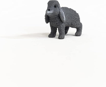 Schleich Farm World, Realistic Animal Toys for Boys and Giels, Lop Eared Bunny Rabbit Toy Figurine, Ages 3+