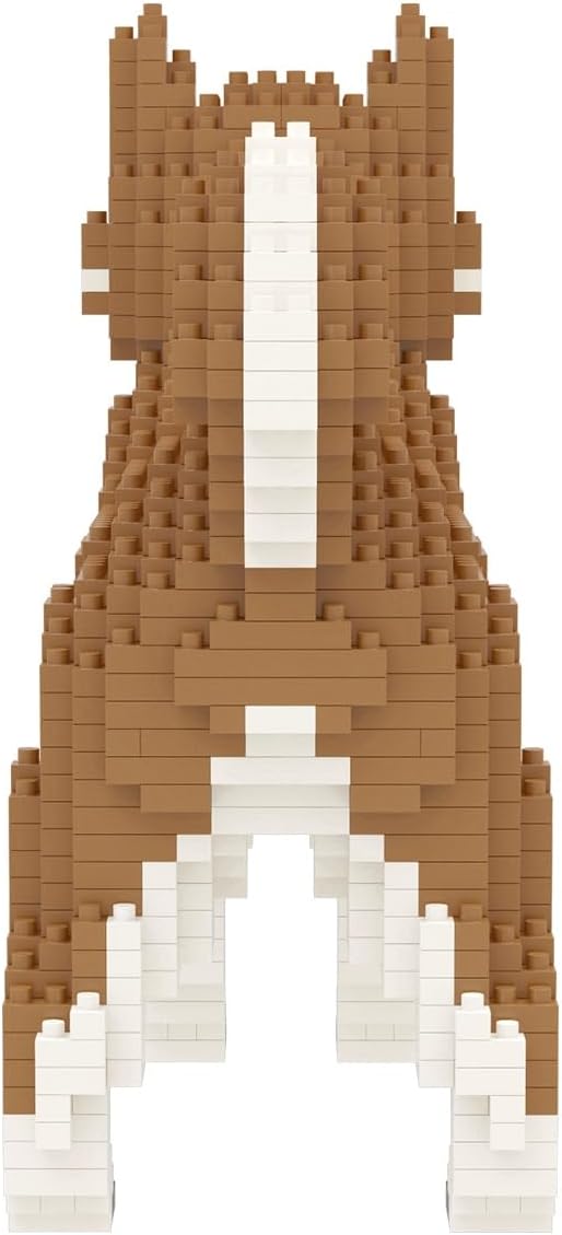 Larcele Micro Dog Building Blocks Mini Pet Building Toy Bricks, 814 Pieces KLJM-02(Male Shiba Inu)