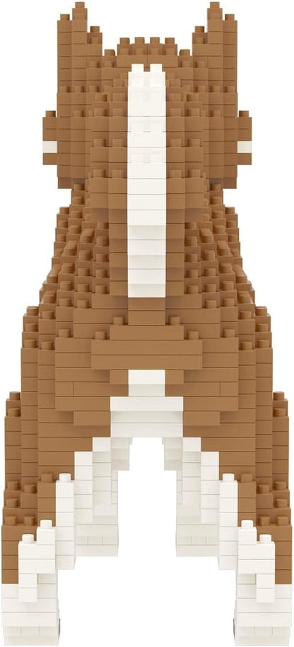 Larcele Micro Dog Building Blocks Mini Pet Building Toy Bricks, 814 Pieces KLJM-02(Male Shiba Inu)