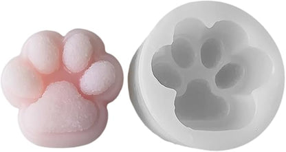 Portable Sturdy Silicone Cats Paws Squeeze Mold Set Craft Supplies for Kids Creativity and Home Decoration Enhancement